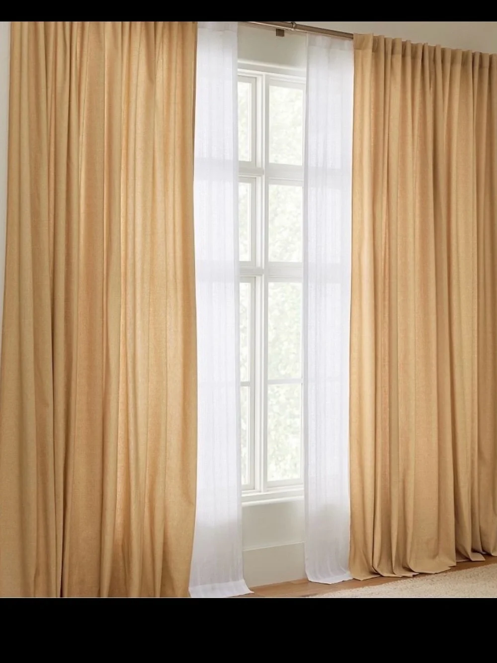 Pottery Barn Silk Dupioni Panel
